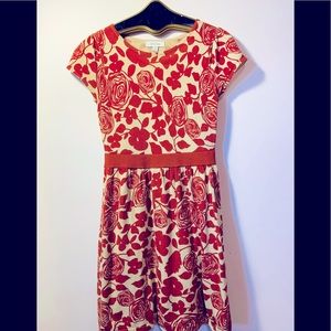 Merona valentines roses sweater dress